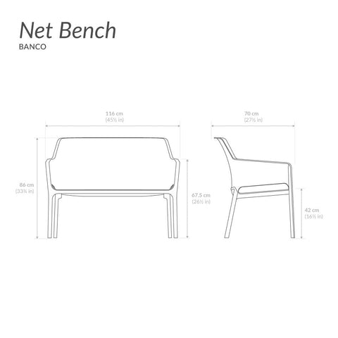Banco Net Bench - Antracite