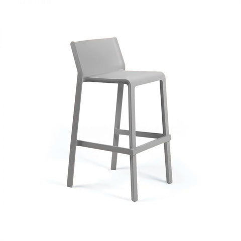 Silla alta Trill Stool - Grigio