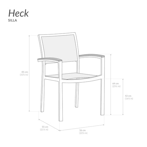 Comedor Nofi 2.0 para 4 - Grafito