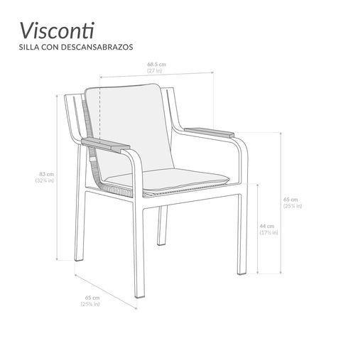 Silla Visconti - Grafito