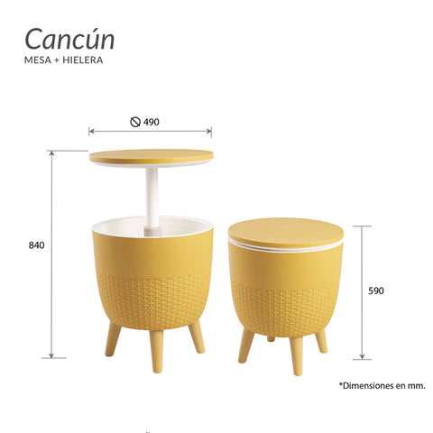 Mesa Hielera Cancún