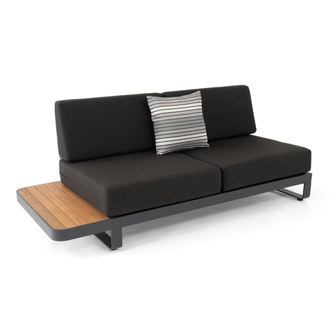 Sala Caribbean en L - Negro