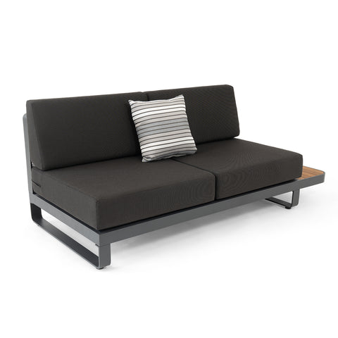 Sala Caribbean en L - Negro