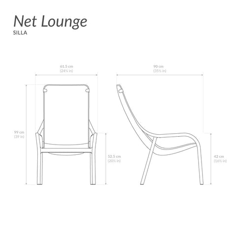 Sillón Net Lounge - Tortora