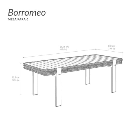 Mesa Borromeo - Crema