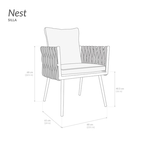 Silla Nest Negro