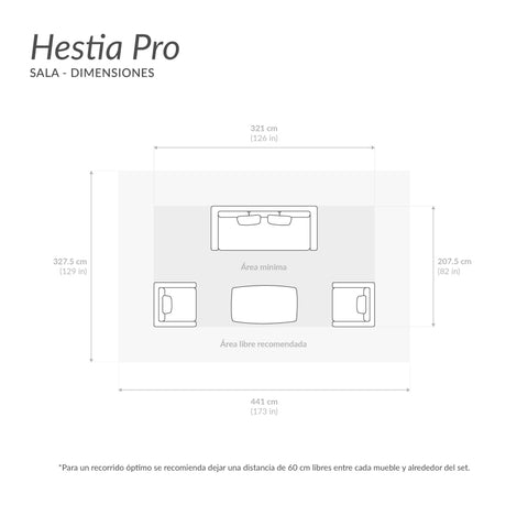 Sala Hestia Pro - Crema
