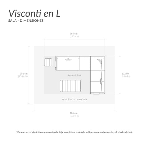 Sala Visconti en L - Crema