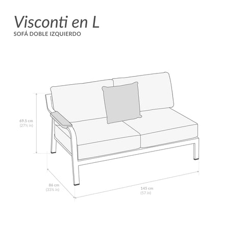 Sala Visconti en L - Crema