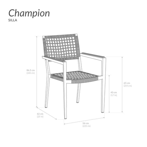 Silla Champion - Negro