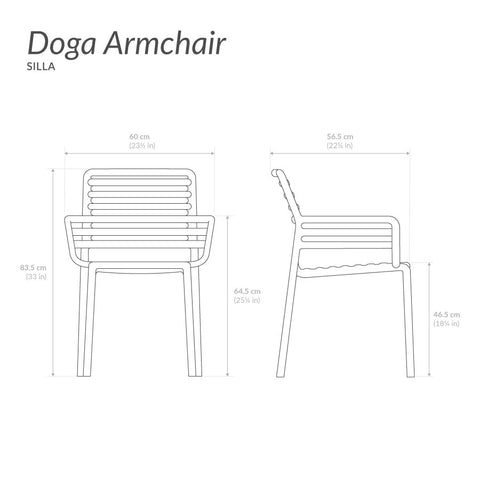 Silla Doga Armchair - Agave